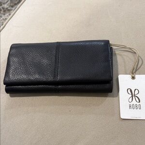 HOBO Midnight Leather Clutch